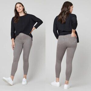 Spanx Jean-ish Ankle Leggings Gray Skinny Jeans Leggings Jeggings Size S